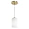 Afx Leo 1-Light Pendant, Clear Glass Shade, Light Antique Brass Finish LEOP04MBLB - alternate 3
